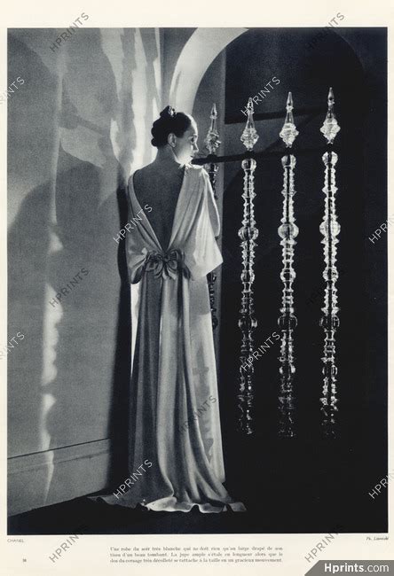 chanel 1935 white evening gown photo studio chanel|house of Chanel art.